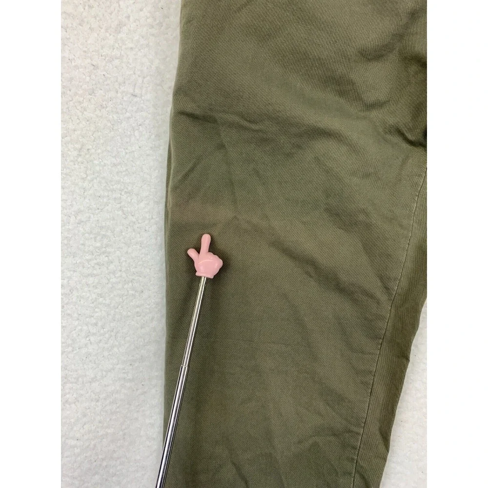 Banana Republic Chino Pants Women's 0 Olive Green NWT Classic Workwear Straight - Picture 5 of 12